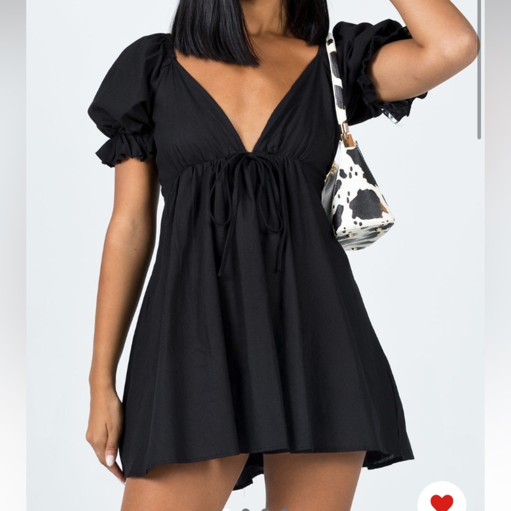 princess polly black mini dress!